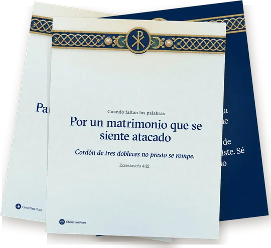 Las tarjetas de oración para imprimir: un versículo delante y la oración detrás.