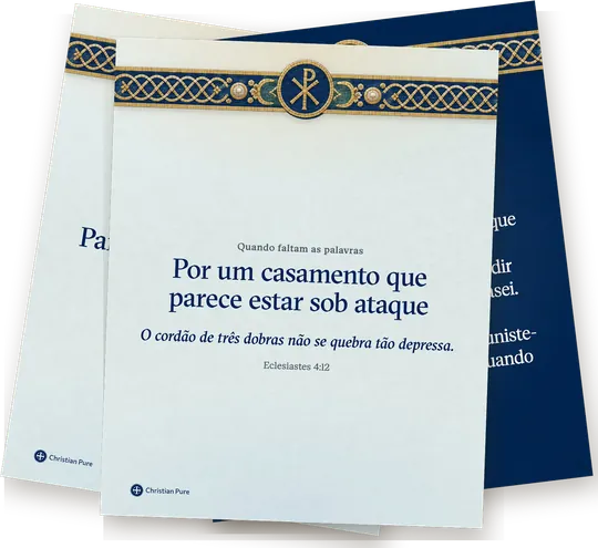 Os cartões de oração para imprimir: um versículo à frente, a oração atrás.