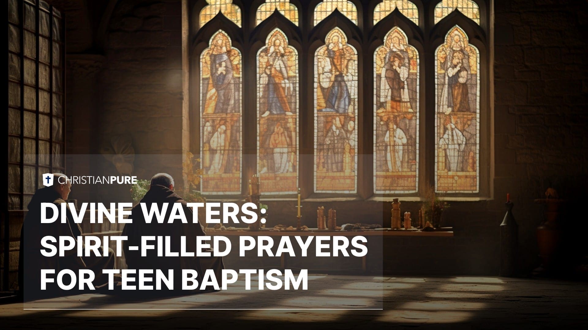 Eaux divines: Prières remplies d'esprit pour le baptême des adolescents