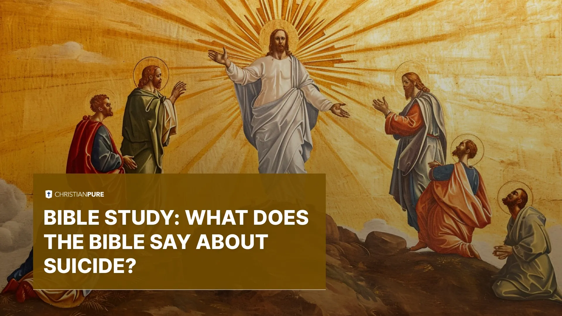 Bible Study: What Does the Bible Say About Suicide? Bible Study: What Does the Bible Say About Suicide?