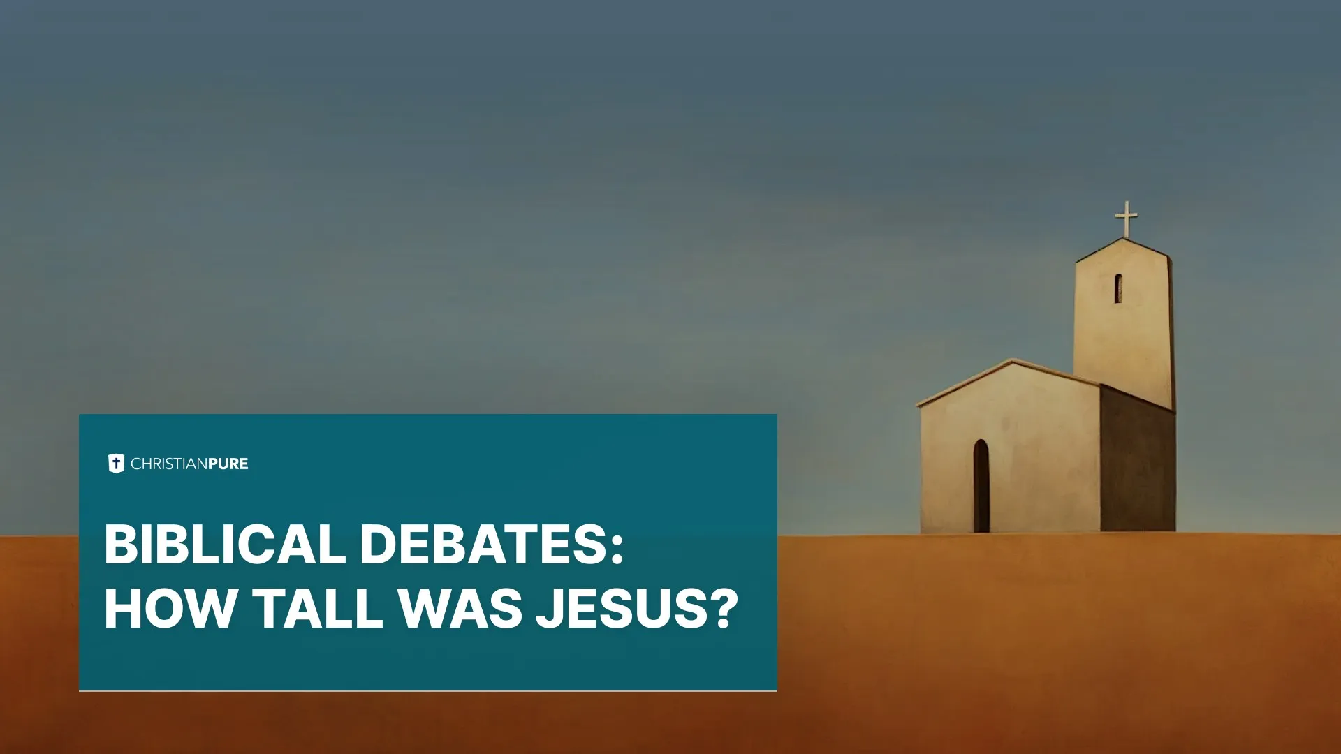 Bijbelse debatten: Hoe groot was Jezus? Bijbelse debatten: Hoe groot was Jezus?