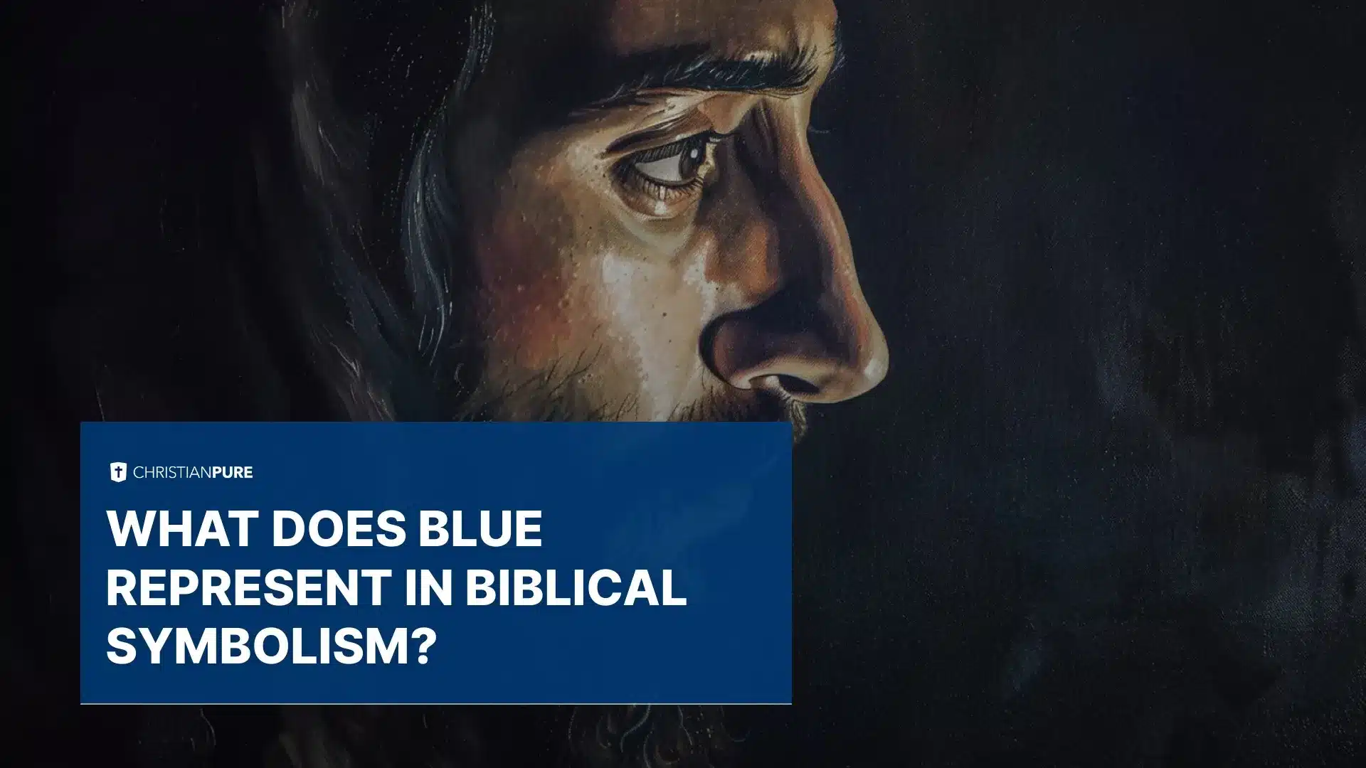 ¿Qué representa el azul en el simbolismo bíblico?