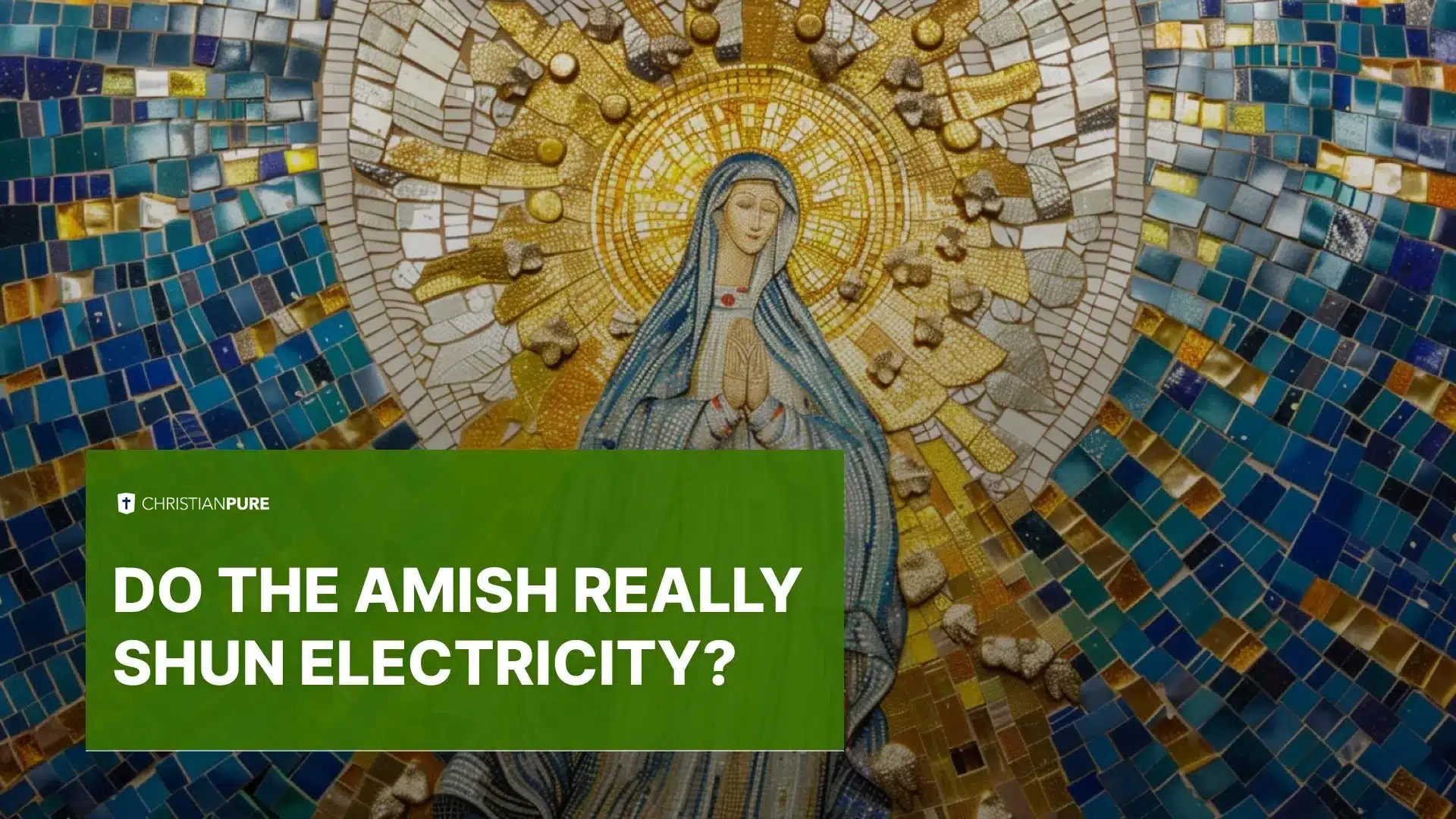 Será que o Amish realmente Shun Electricidade?