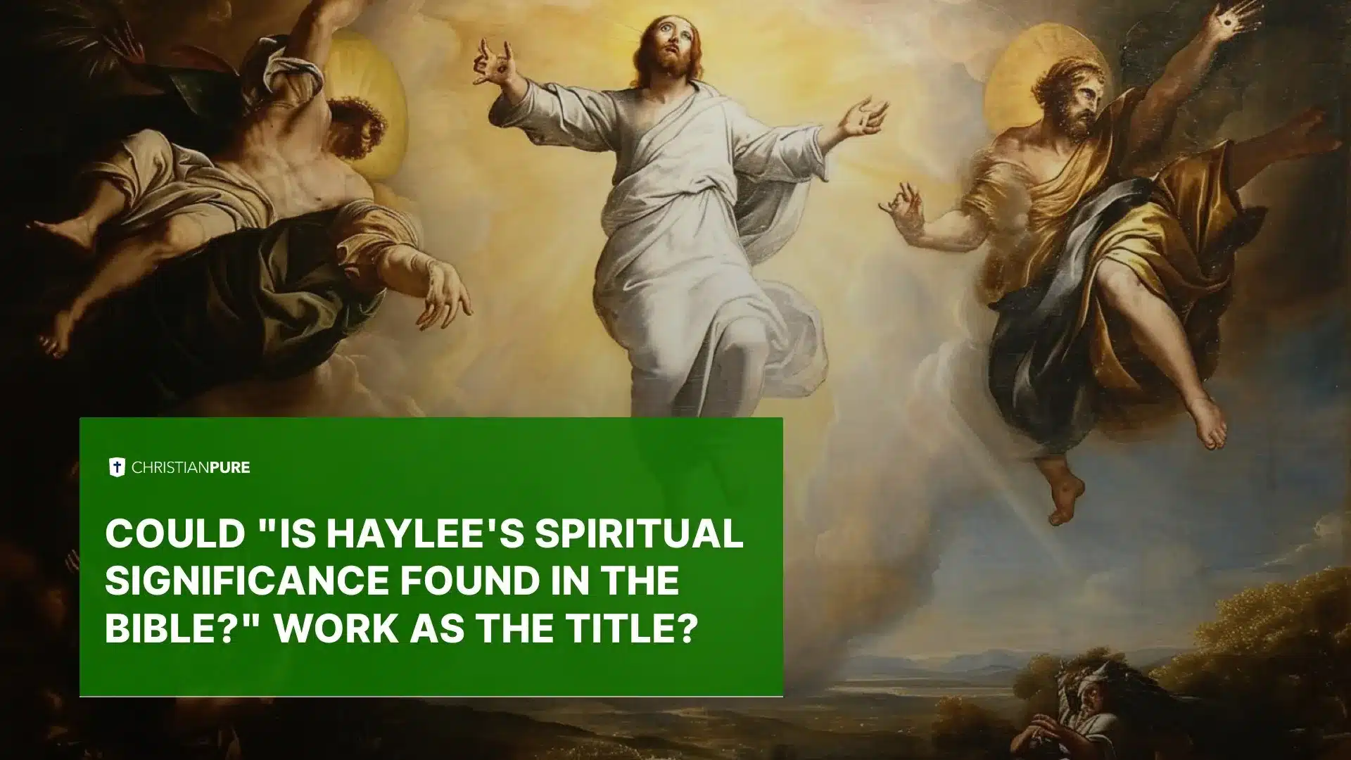 Haylee è un nome biblico?