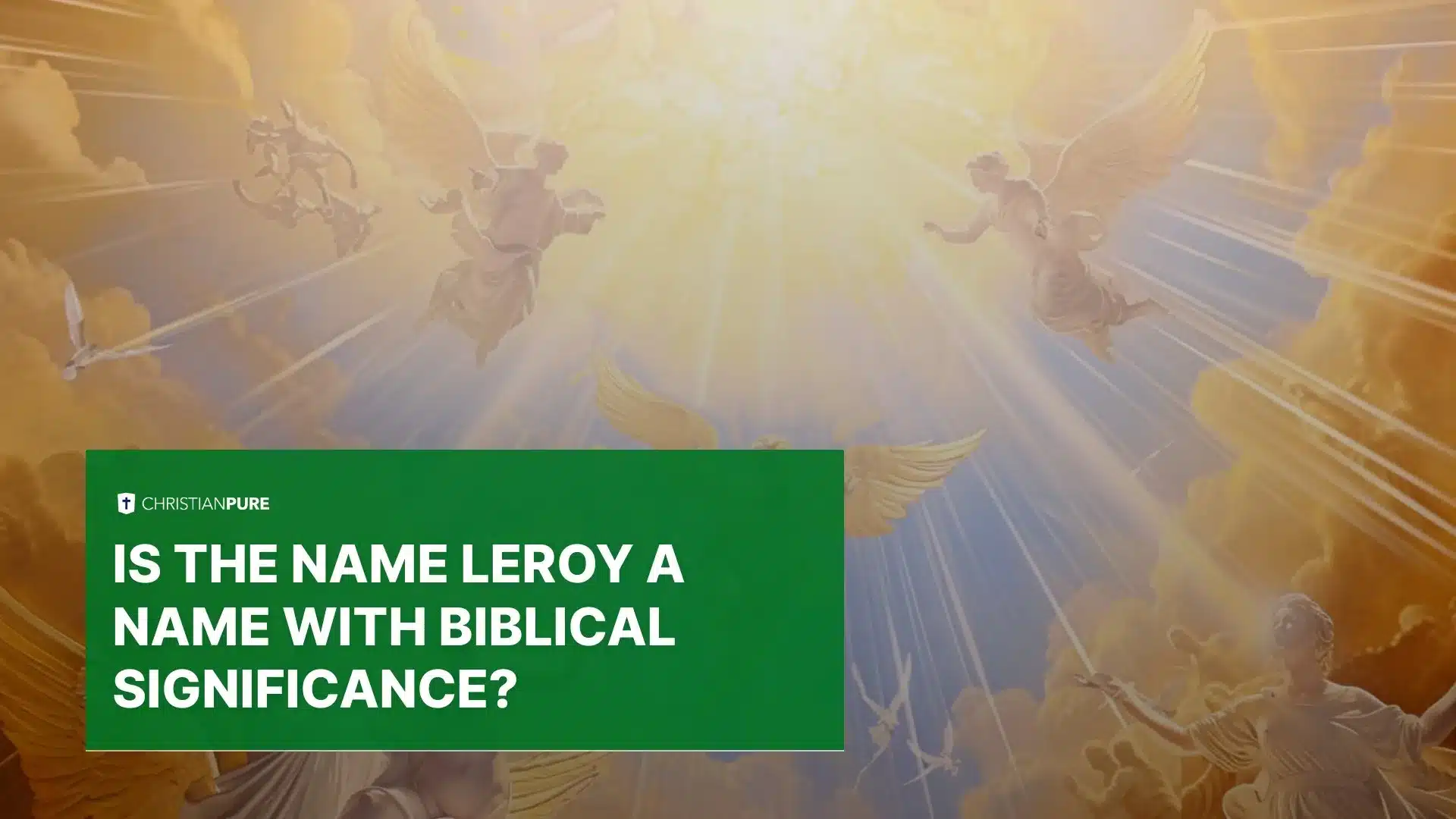 هل اسم ليروي اسم ذو أهمية كتابية؟