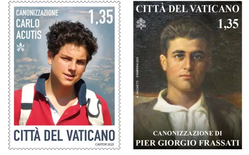 Le Vatican émet des timbres spéciaux pour la canonisation de Carlo Acutis et Pier Giorgio Frassati