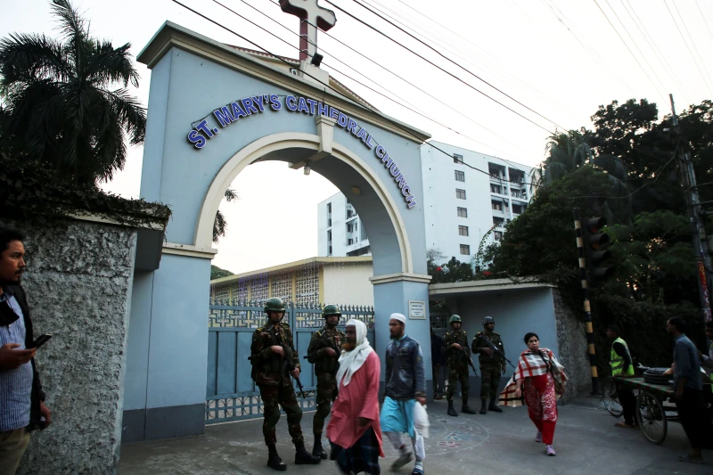 Católicos de Bangladesh enfrentam o Natal sob guarda militar depois de ataques à igreja
