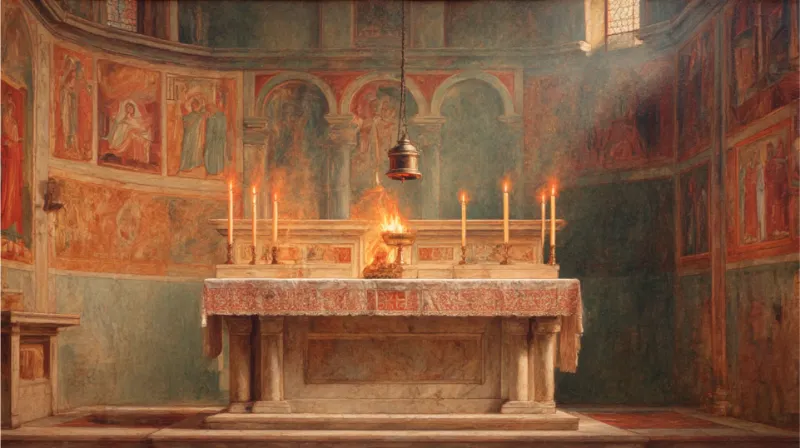 A church altar