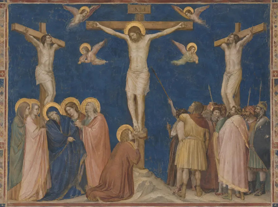 The Crucifixion, in the style of Giotto