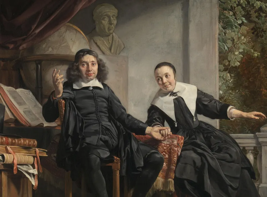 The Married Couple Abraham Casteleyn and Margarieta van Bancken, by Jan de Bray