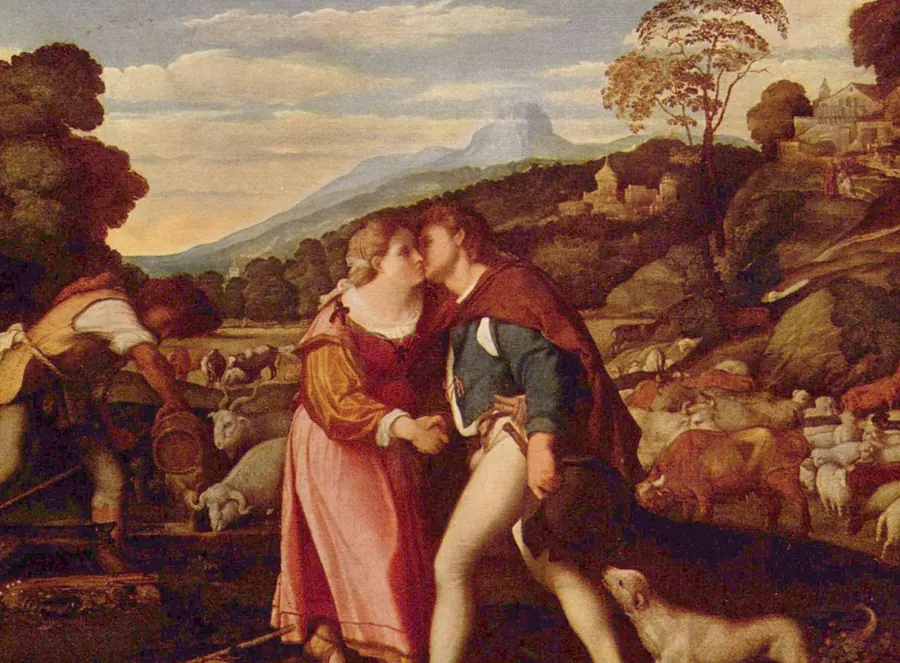 Jacob and Rachel, by Palma Vecchio