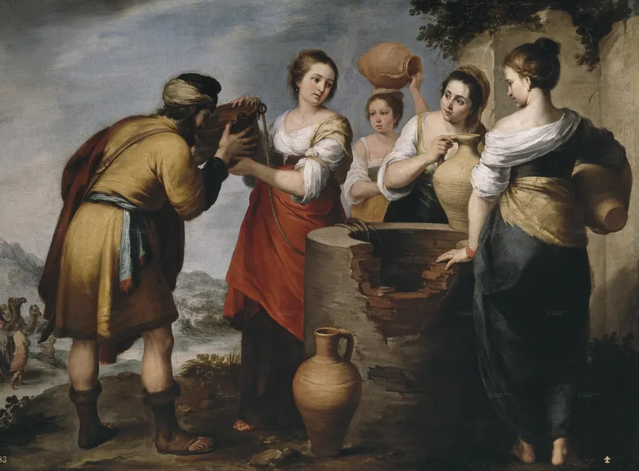 Rebecca and Eliezer, by Bartolome Esteban Murillo