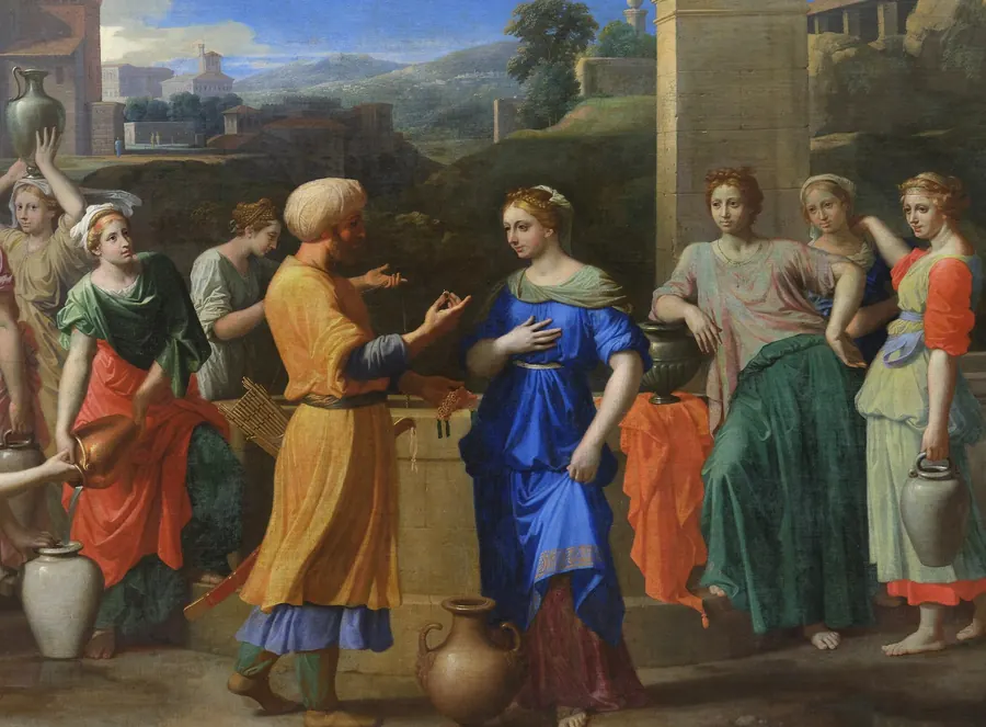 Eliezer and Rebecca, by Nicolas Poussin