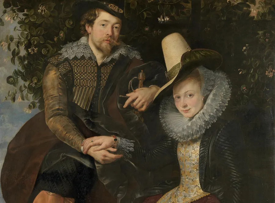 Rubens and Isabella Brant in the Honeysuckle Bower, by Peter Paul Rubens