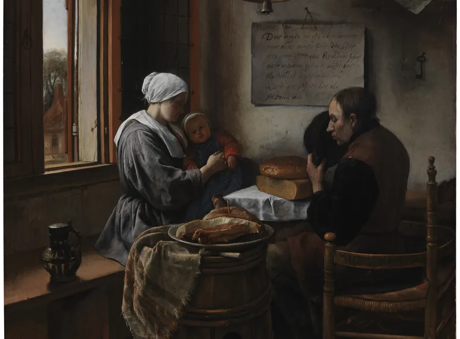 Prayer Before the Meal, by Jan Steen